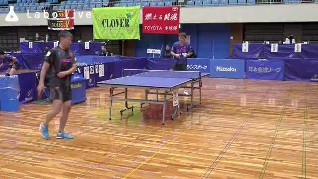 田添 響 (クローバー歯科カスピッズ) 対 西里 完 (琉球レオフォルテ) 2020年度後期日本リーグ熊本大会 LaboLive