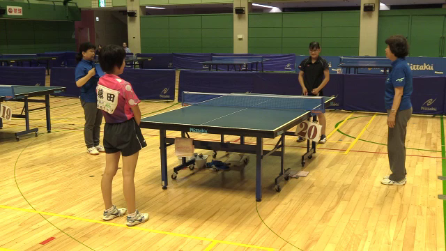 藤田 知子 岸田クラブ 対 上田 柴乃 Tsiジュニア 第22回 関東ホープス卓球大会 決勝 女子ホープス Labolive