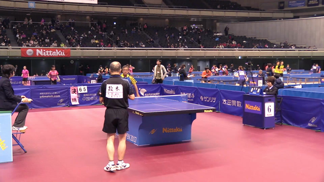 広浜 泰久 対 政本 尚 - 第69回 東京卓球選手権大会 男子ハイシックスティ 決勝 | LaboLive