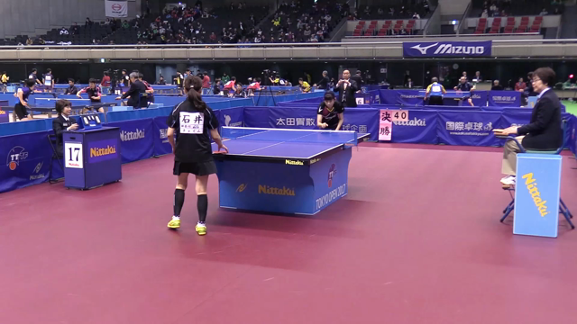 石井 佳子 対 島村 美恵 - 第69回 東京卓球選手権大会 女子フォーティ 決勝 | LaboLive