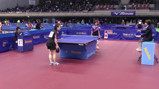 崔 花子 対 飛澤 礼子 - 第69回 東京卓球選手権大会 女子ローエイティ 決勝 | LaboLive